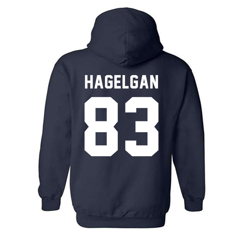 East Tennessee State - NCAA Football : Will Hagelgan - Classic Shersey Hooded Sweatshirt-1
