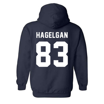 East Tennessee State - NCAA Football : Will Hagelgan - Classic Shersey Hooded Sweatshirt-1