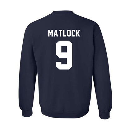 East Tennessee State - NCAA Baseball : Luke Matlock - Classic Shersey Crewneck Sweatshirt-1