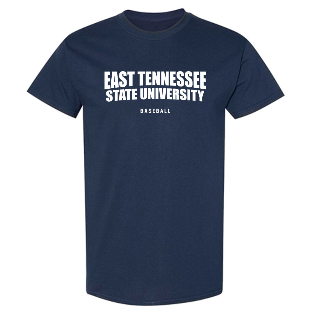 East Tennessee State - NCAA Baseball : Mason Ault - Classic Shersey T-Shirt-0