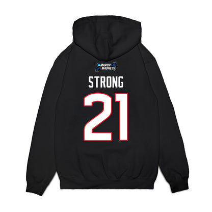 UConn - NCAA Women's Basketball : Sarah Strong - March Madness Shersey Premium Hooded Sweatshirt-1