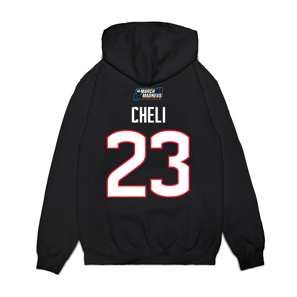 UConn - NCAA Women's Basketball : Morgan Cheli - March Madness Shersey Premium Hooded Sweatshirt-1