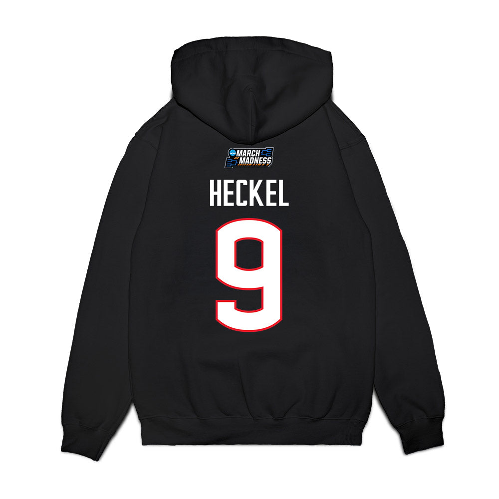 UConn - NCAA Women's Basketball : Kayleigh Heckel - March Madness Shersey Premium Hooded Sweatshirt-1
