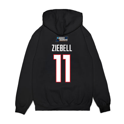 UConn - NCAA Women's Basketball : Allie Ziebell - March Madness Shersey Premium Hooded Sweatshirt-1