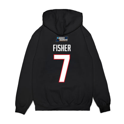 UConn - NCAA Women's Basketball : Kelis Fisher - March Madness Shersey Premium Hooded Sweatshirt-1