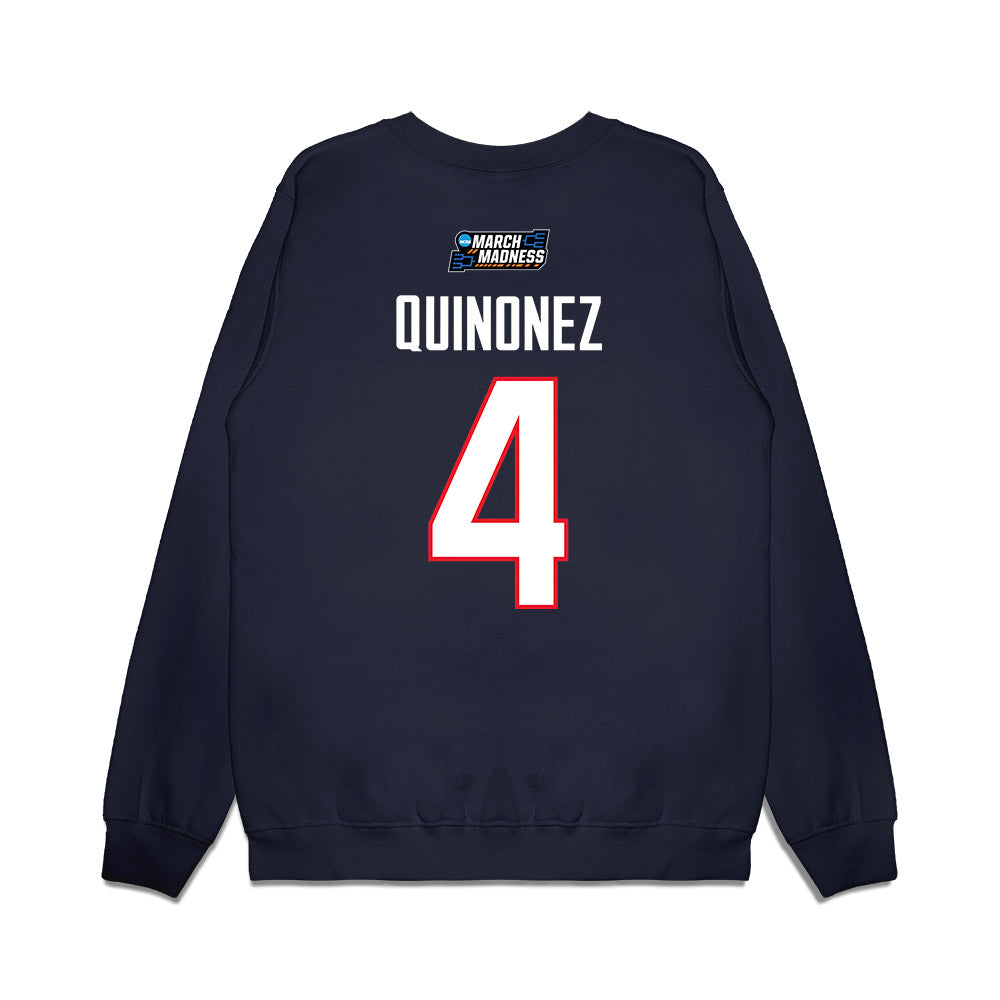 UConn - NCAA Women's Basketball : Blanca Quiñonez - March Madness Shersey Premium Crewneck Sweatshirt-1