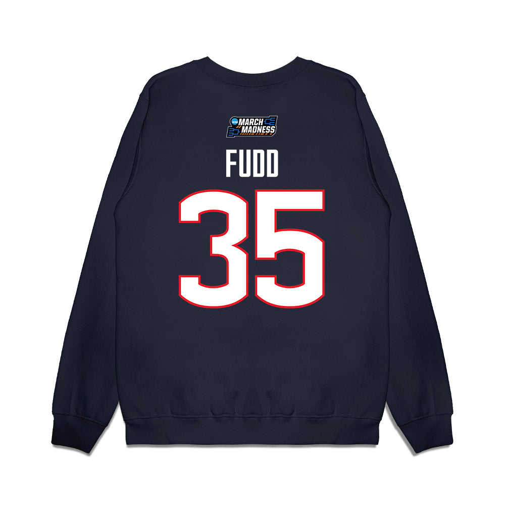 UConn - NCAA Women's Basketball : Azzi Fudd - March Madness Shersey Premium Crewneck Sweatshirt-1