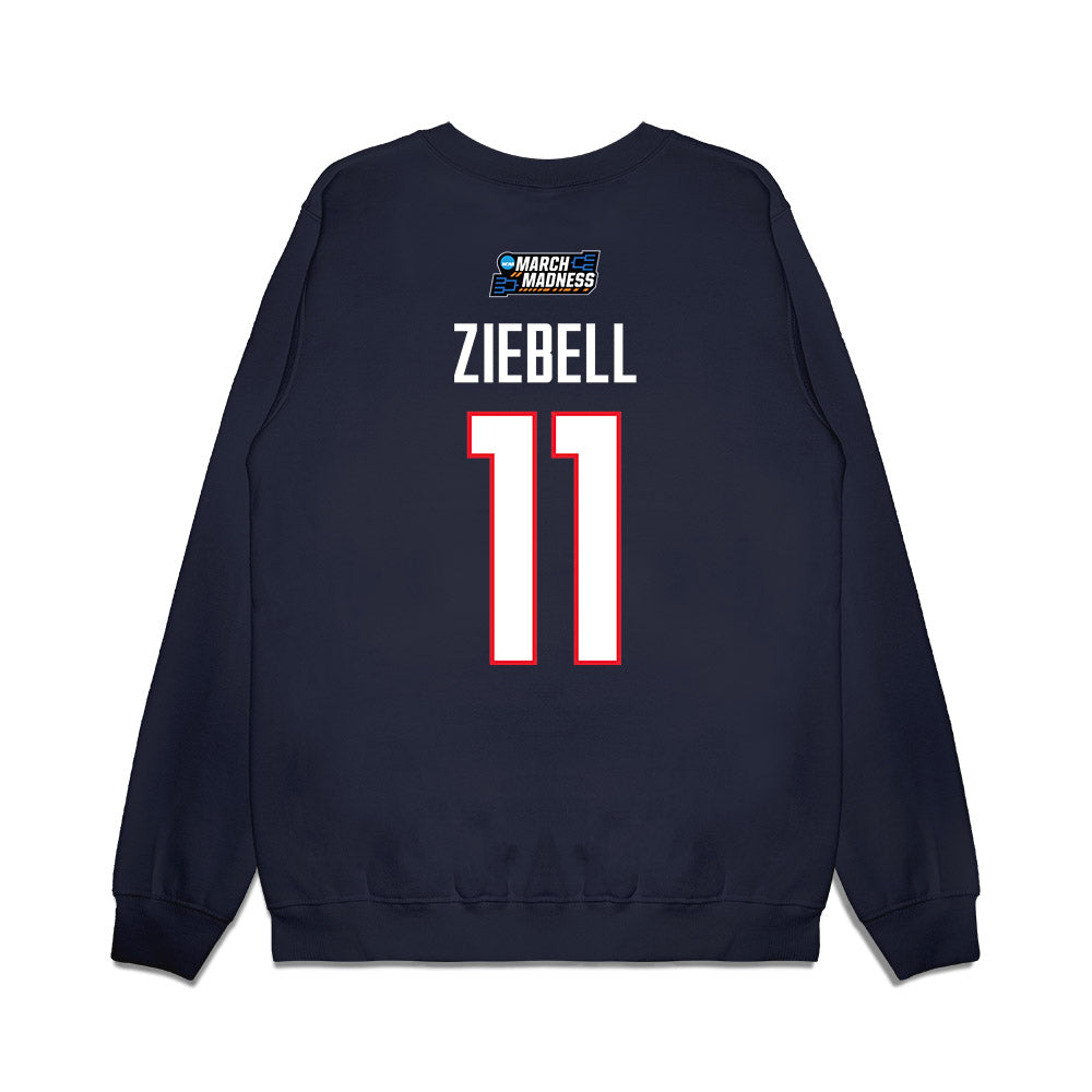 UConn - NCAA Women's Basketball : Allie Ziebell - March Madness Shersey Premium Crewneck Sweatshirt-1