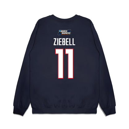 UConn - NCAA Women's Basketball : Allie Ziebell - March Madness Shersey Premium Crewneck Sweatshirt-1