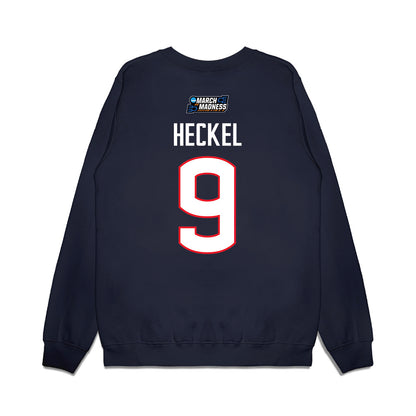 UConn - NCAA Women's Basketball : Kayleigh Heckel - March Madness Shersey Premium Crewneck Sweatshirt-1