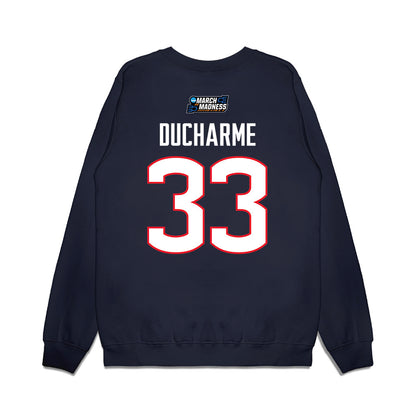 UConn - NCAA Women's Basketball : Caroline Ducharme - March Madness Shersey Premium Crewneck Sweatshirt-1
