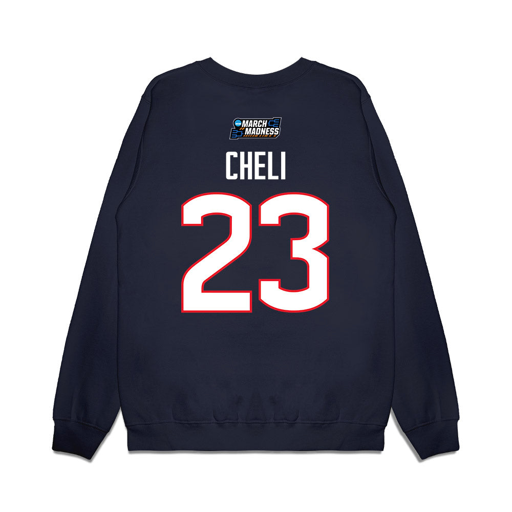 UConn - NCAA Women's Basketball : Morgan Cheli - March Madness Shersey Premium Crewneck Sweatshirt-1