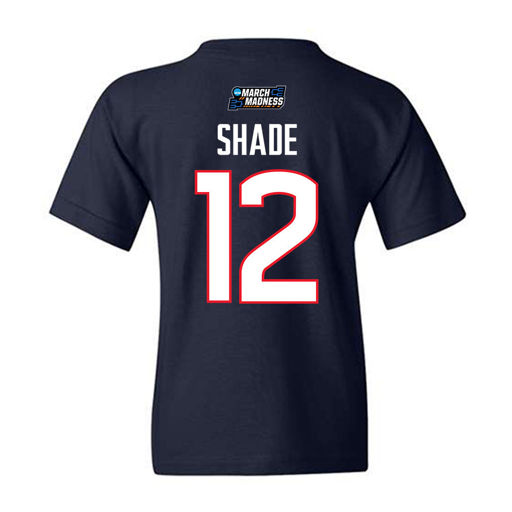 UConn - NCAA Women's Basketball : Ashlynn Shade - March Madness Shersey Youth T-Shirt-1