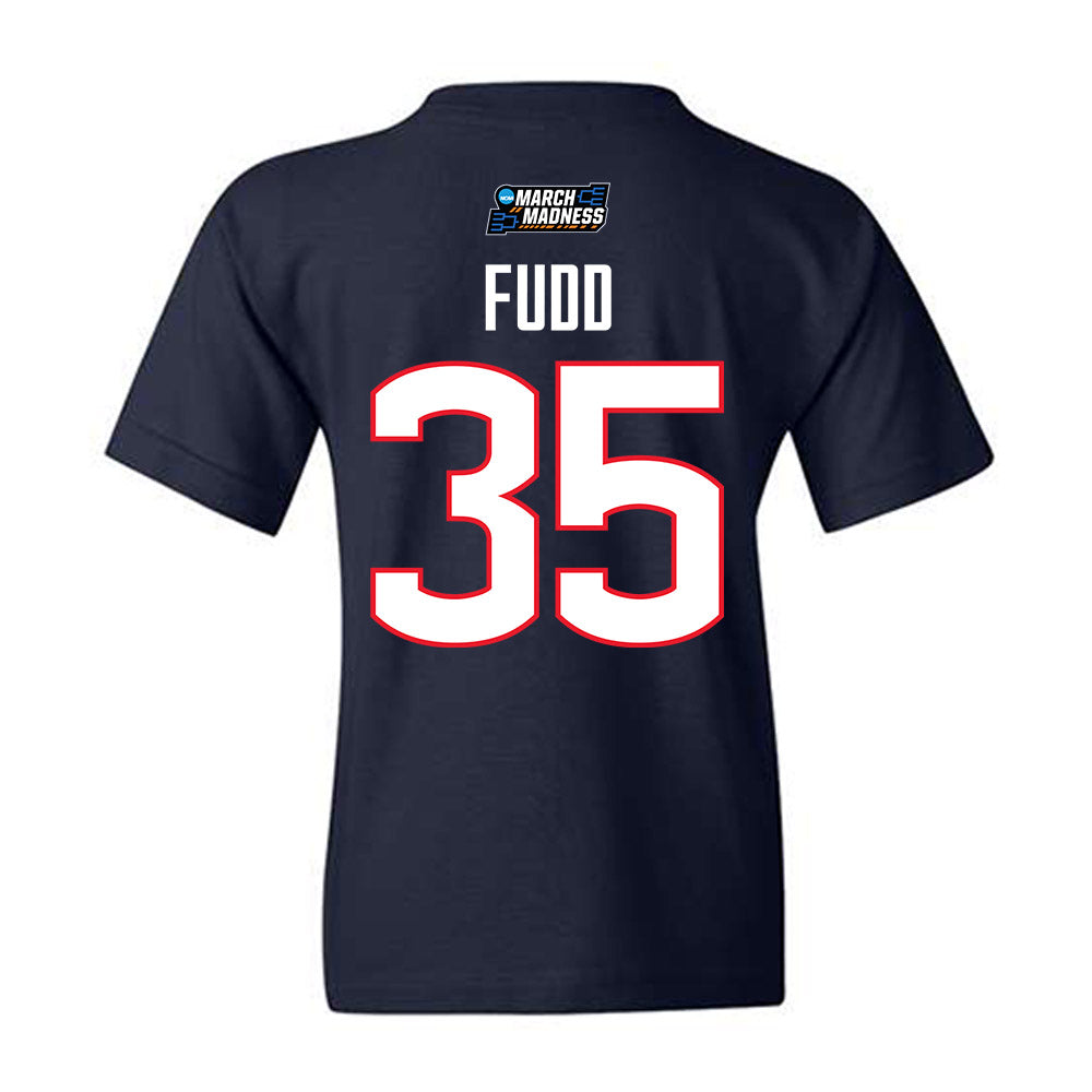UConn - NCAA Women's Basketball : Azzi Fudd - March Madness Shersey Youth T-Shirt-1