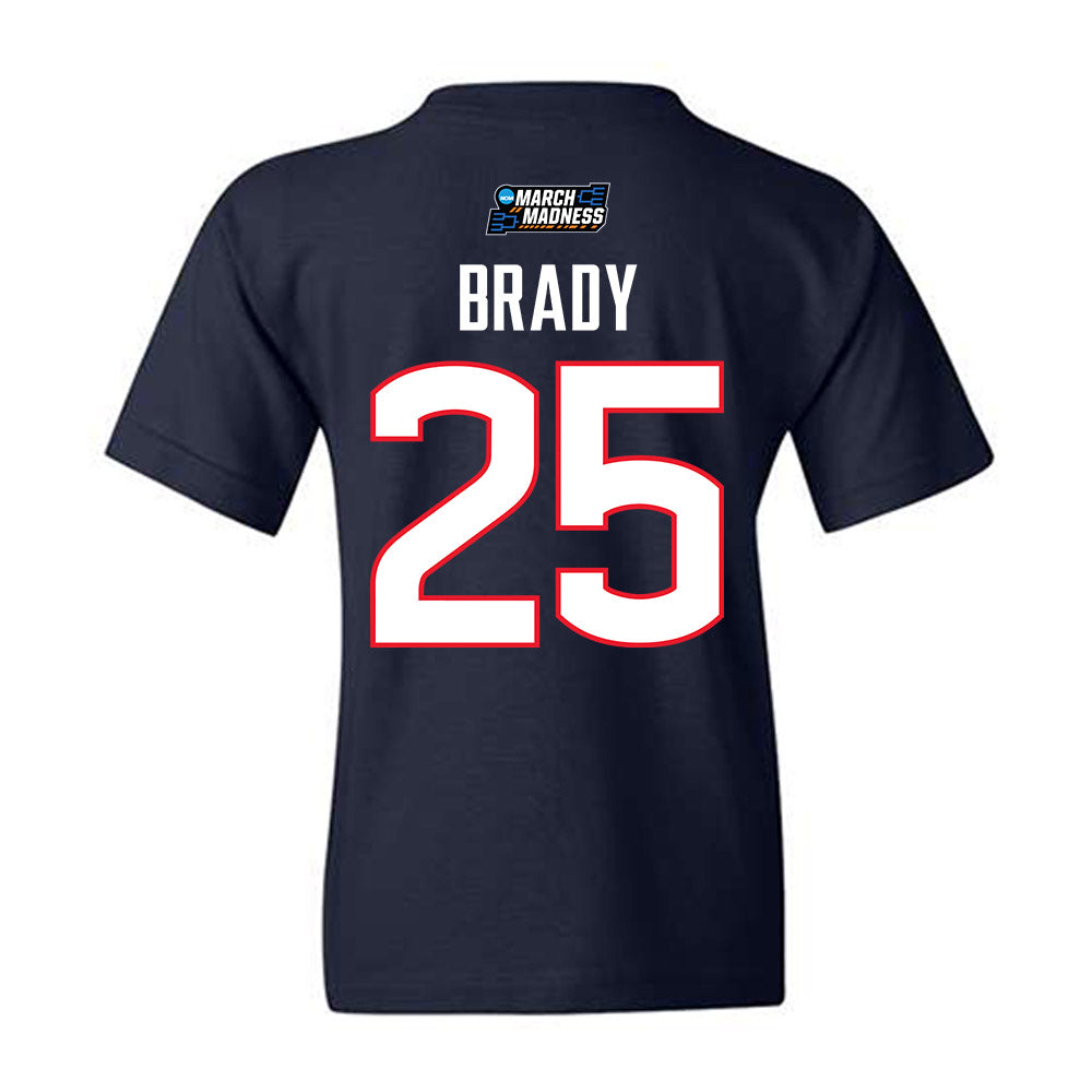 UConn - NCAA Women's Basketball : Ice Brady - March Madness Shersey Youth T-Shirt-1