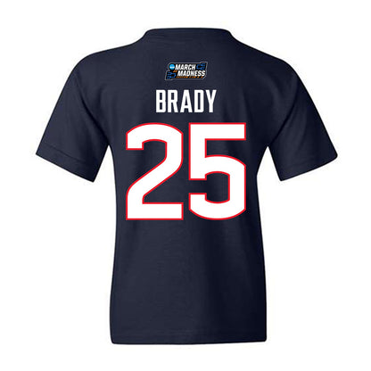 UConn - NCAA Women's Basketball : Ice Brady - March Madness Shersey Youth T-Shirt-1