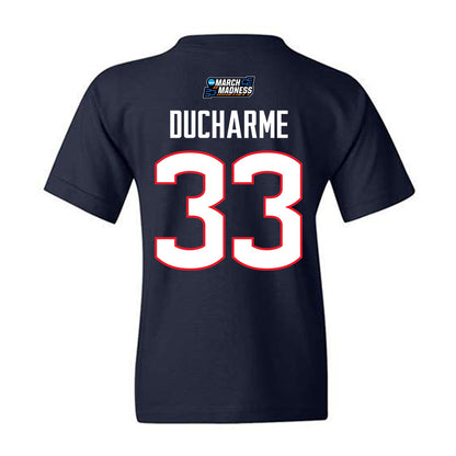 UConn - NCAA Women's Basketball : Caroline Ducharme - March Madness Shersey Youth T-Shirt-1