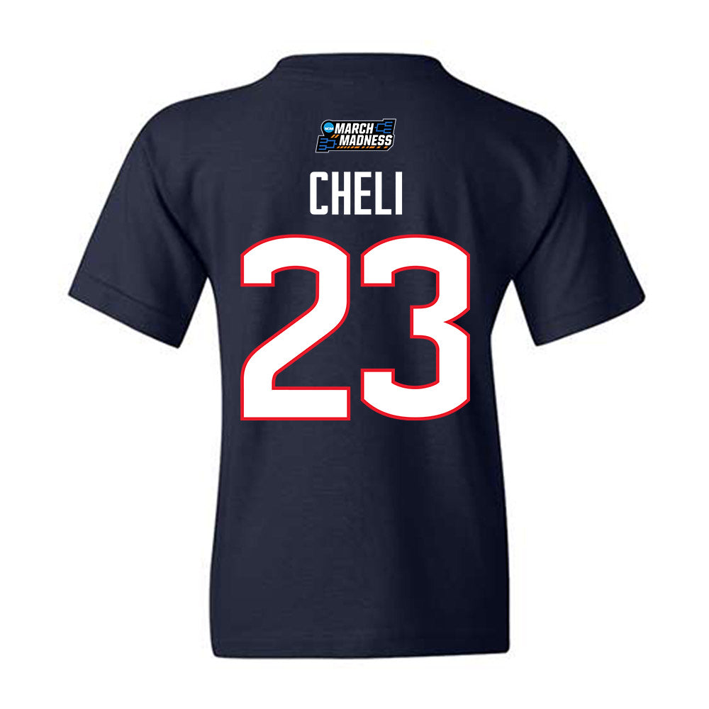 UConn - NCAA Women's Basketball : Morgan Cheli - March Madness Shersey Youth T-Shirt-1