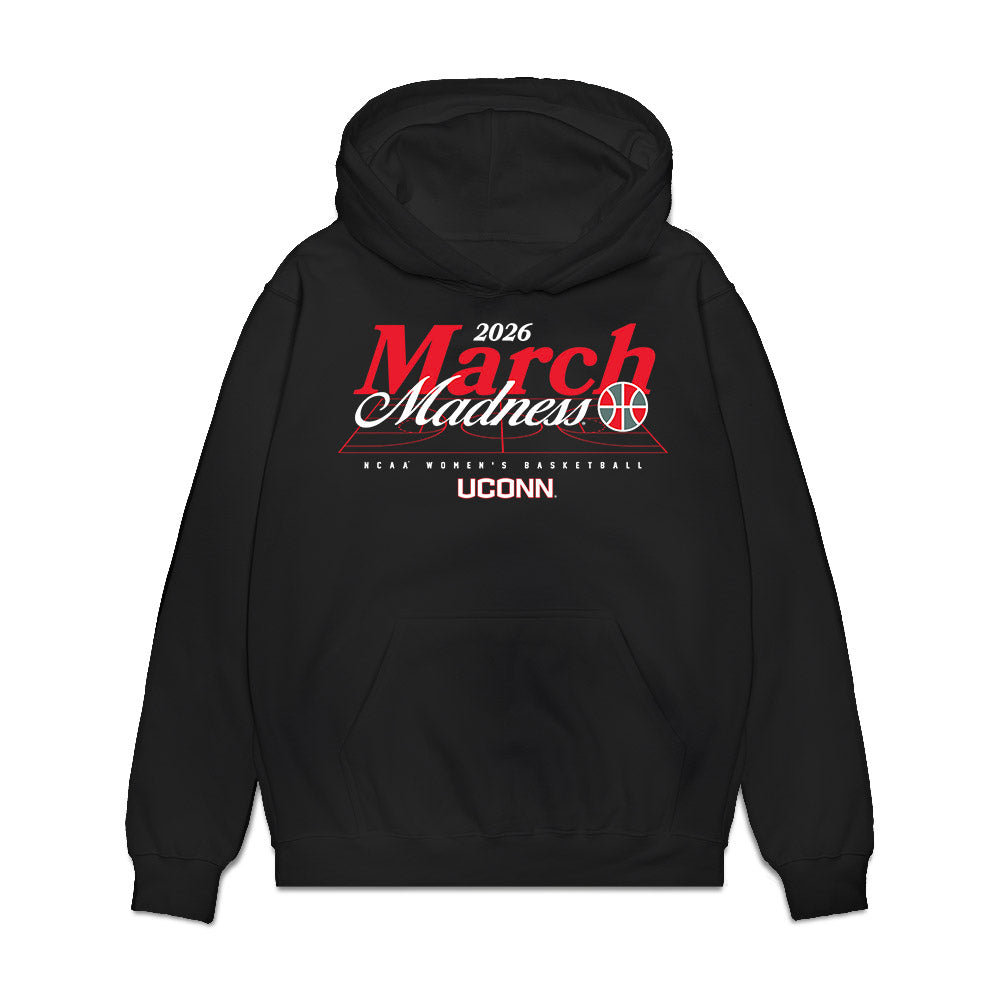 UConn - NCAA Women's Basketball : KK Arnold - March Madness Shersey Premium Hooded Sweatshirt-0