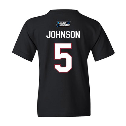 South Carolina - NCAA Women's Basketball : Tessa Johnson - NCAA® March Madness® 2026 Youth T-Shirt-1