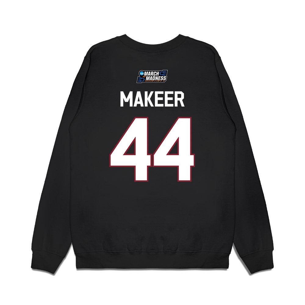 South Carolina - NCAA Women's Basketball : Agot Makeer - NCAA® March Madness® 2026 Premium Crewneck Sweatshirt-1