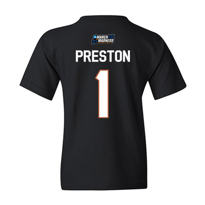 Texas - NCAA Women's Basketball : Bryanna Preston - NCAA® March Madness® 2026 Youth T-Shirt-1