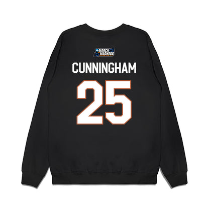Texas - NCAA Women's Basketball : Breya Cunningham - NCAA® March Madness® 2026 Premium Crewneck Sweatshirt-1