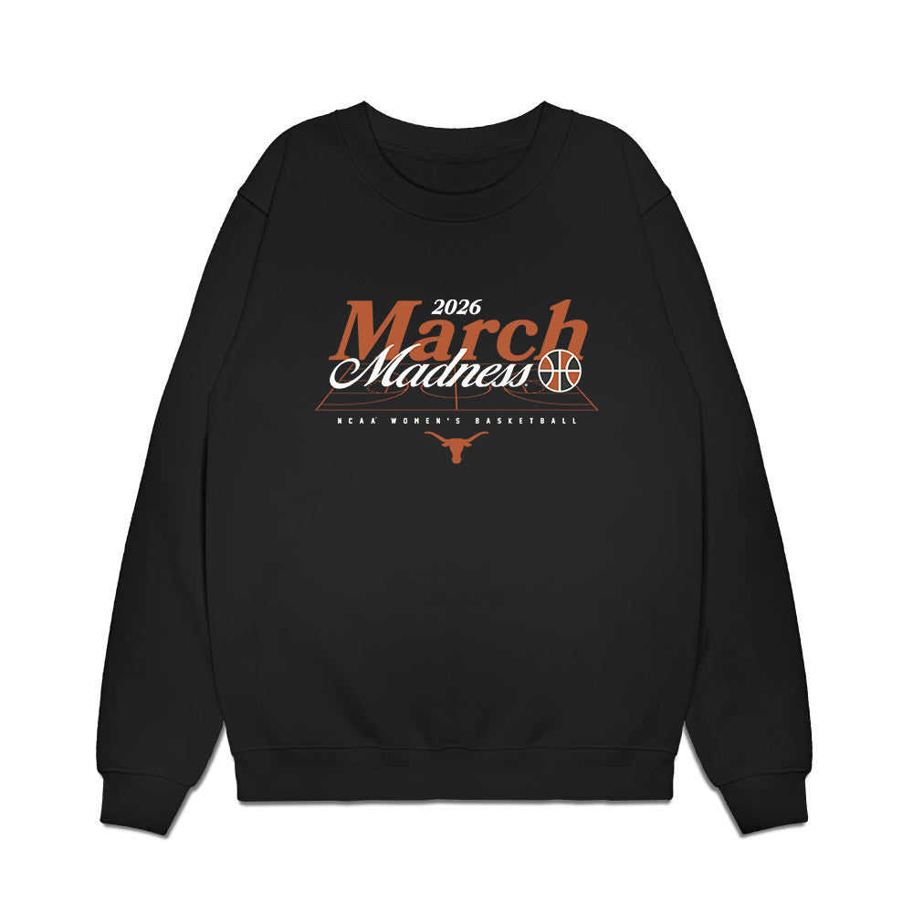 Texas - NCAA Women's Basketball : Breya Cunningham - NCAA® March Madness® 2026 Premium Crewneck Sweatshirt-0