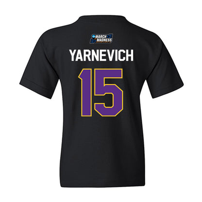LSU - NCAA Women's Basketball : Meghan Yarnevich - NCAA® March Madness® 2026 Youth T-Shirt-1