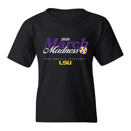 LSU - NCAA Women's Basketball : Meghan Yarnevich - NCAA® March Madness® 2026 Youth T-Shirt-0