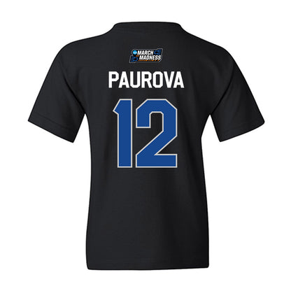 Kentucky - NCAA Women's Basketball : Dominika Paurova - NCAA® March Madness® Youth T-Shirt-1
