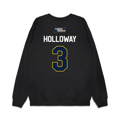 Michigan - NCAA Women's Basketball : Mila Holloway - NCAA® March Madness® 2026 Premium Crewneck Sweatshirt-1