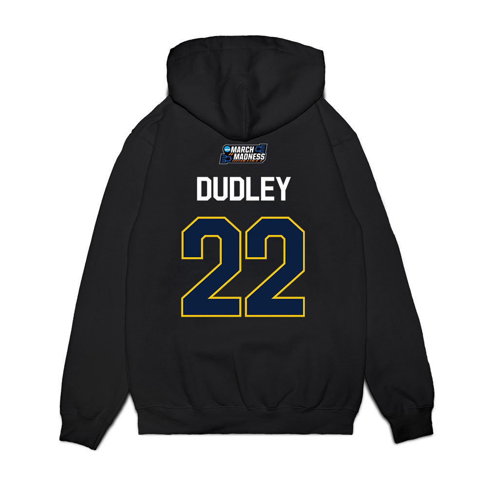 Michigan - NCAA Women's Basketball : Kendall Dudley - NCAA® March Madness® 2026 Premium Hooded Sweatshirt-1
