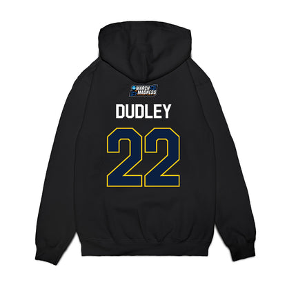 Michigan - NCAA Women's Basketball : Kendall Dudley - NCAA® March Madness® 2026 Premium Hooded Sweatshirt-1