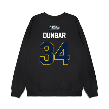 Michigan - NCAA Women's Basketball : Aaiyanna Dunbar - NCAA® March Madness® 2026 Premium Crewneck Sweatshirt-1