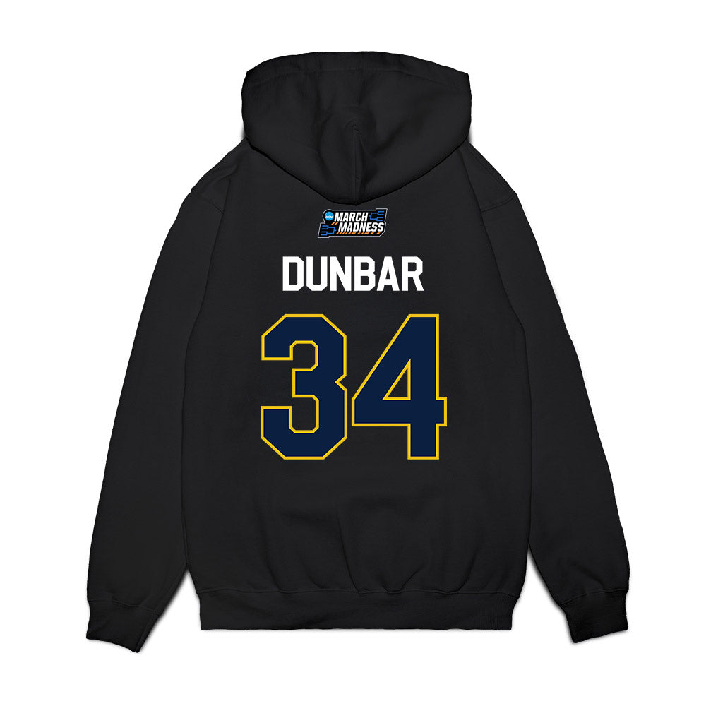Michigan - NCAA Women's Basketball : Aaiyanna Dunbar - NCAA® March Madness® 2026 Premium Hooded Sweatshirt-1
