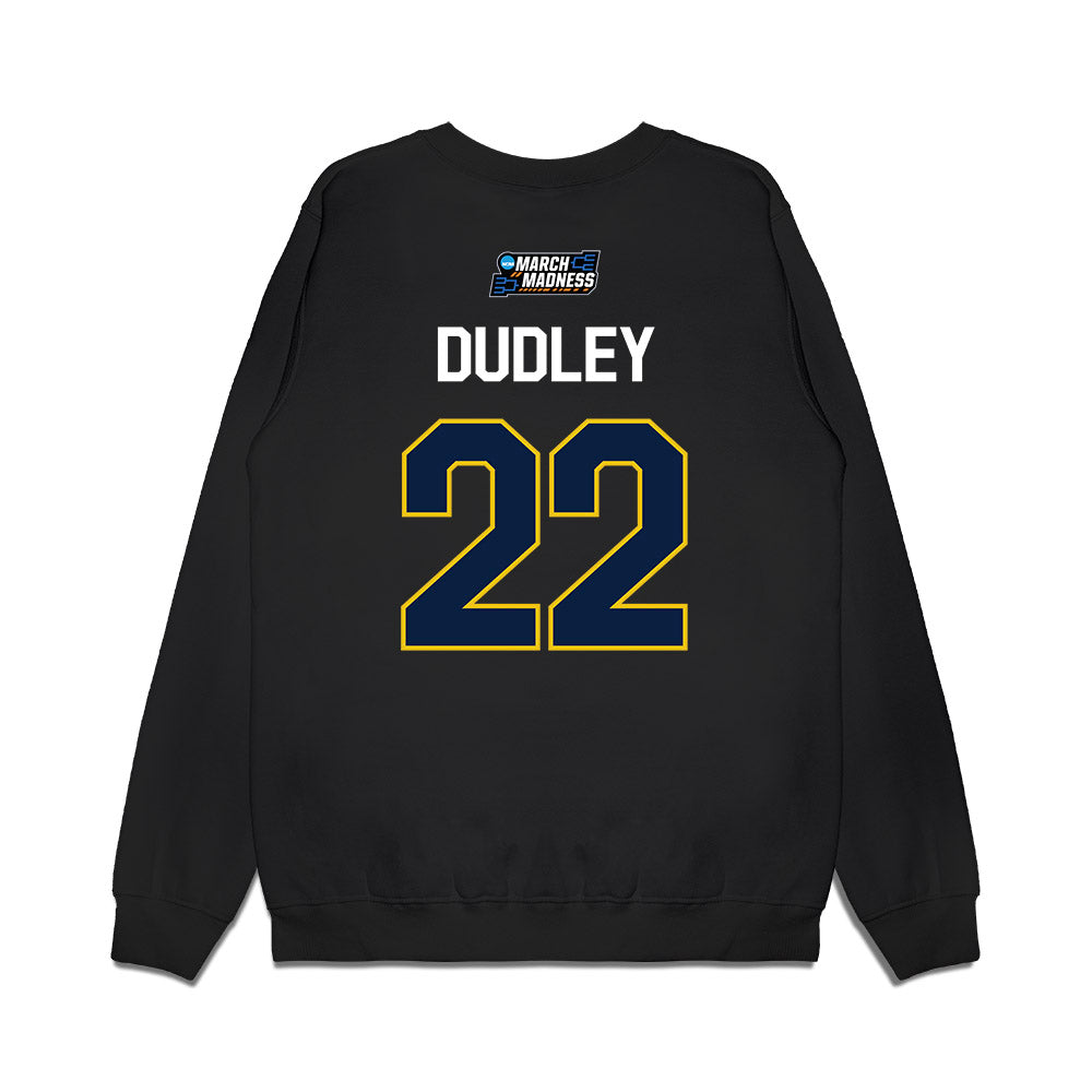 Michigan - NCAA Women's Basketball : Kendall Dudley - NCAA® March Madness® 2026 Premium Crewneck Sweatshirt-1