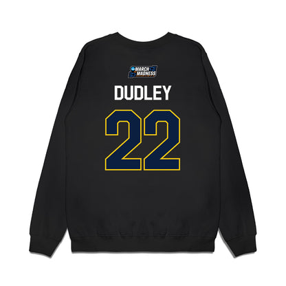Michigan - NCAA Women's Basketball : Kendall Dudley - NCAA® March Madness® 2026 Premium Crewneck Sweatshirt-1