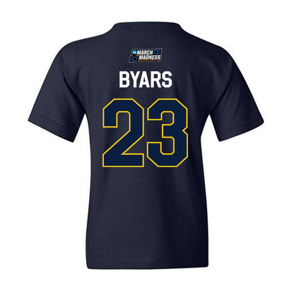 Michigan - NCAA Women's Basketball : Ciara Byars - NCAA® March Madness® 2026 Youth T-Shirt-1
