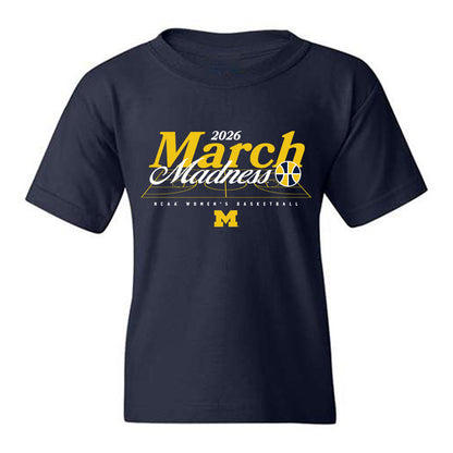 Michigan - NCAA Women's Basketball : Te'Yala Delfosse - NCAA® March Madness® 2026 Youth T-Shirt-0