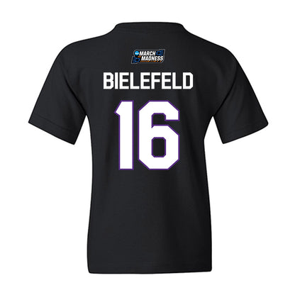 TCU - NCAA Women's Basketball : Clara Bielefeld - NCAA® March Madness® 2026 Youth T-Shirt-1
