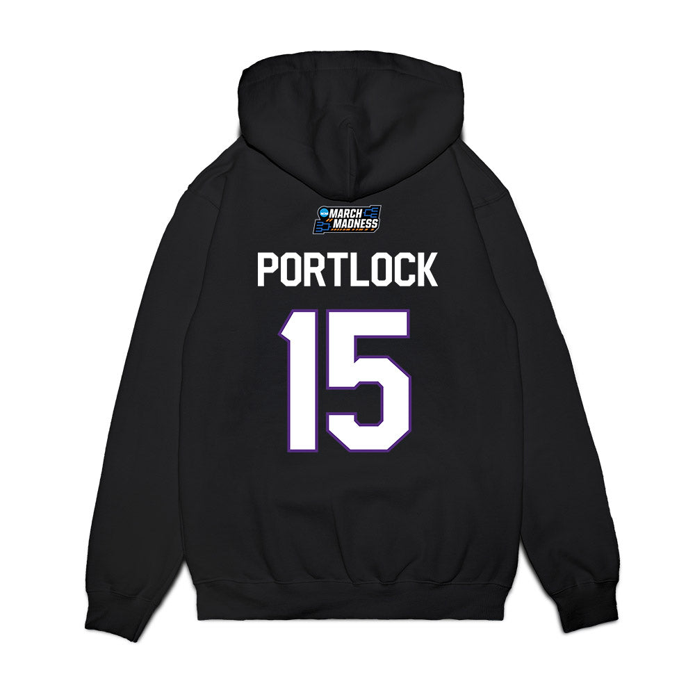TCU - NCAA Women's Basketball : Sarah Portlock - NCAA® March Madness® 2026 Premium Hooded Sweatshirt-1