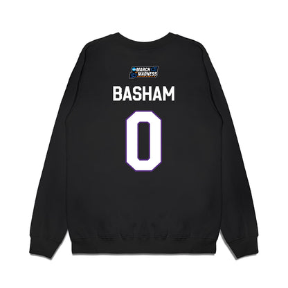 TCU - NCAA Women's Basketball : Kennedy Basham - NCAA® March Madness® 2026 Premium Crewneck Sweatshirt-1