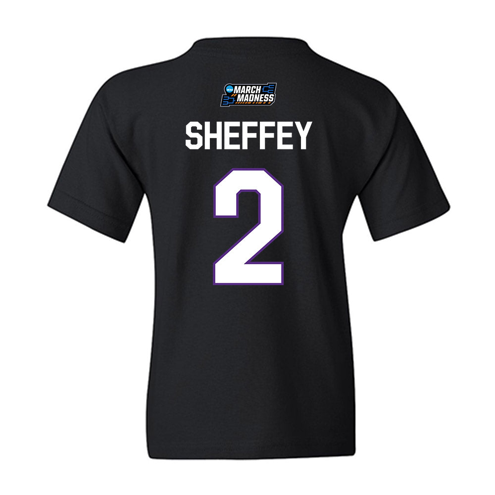 TCU - NCAA Women's Basketball : Veronica Sheffey - NCAA® March Madness® 2026 Youth T-Shirt-1
