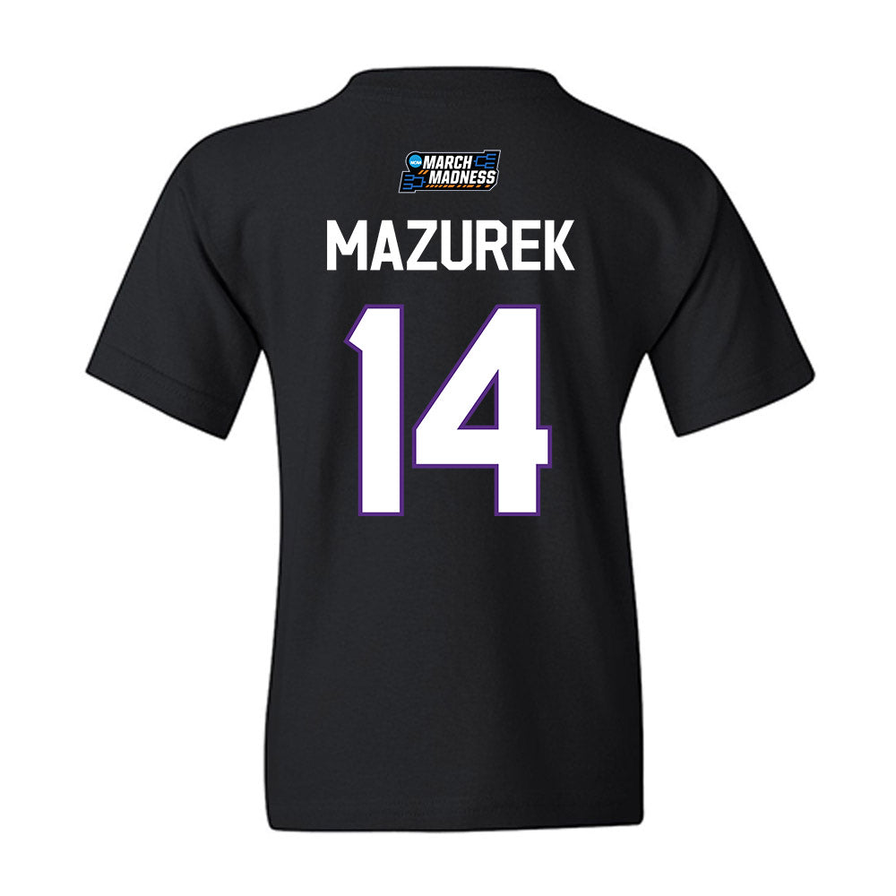 TCU - NCAA Women's Basketball : Natalie Mazurek - NCAA® March Madness® 2026 Youth T-Shirt-1