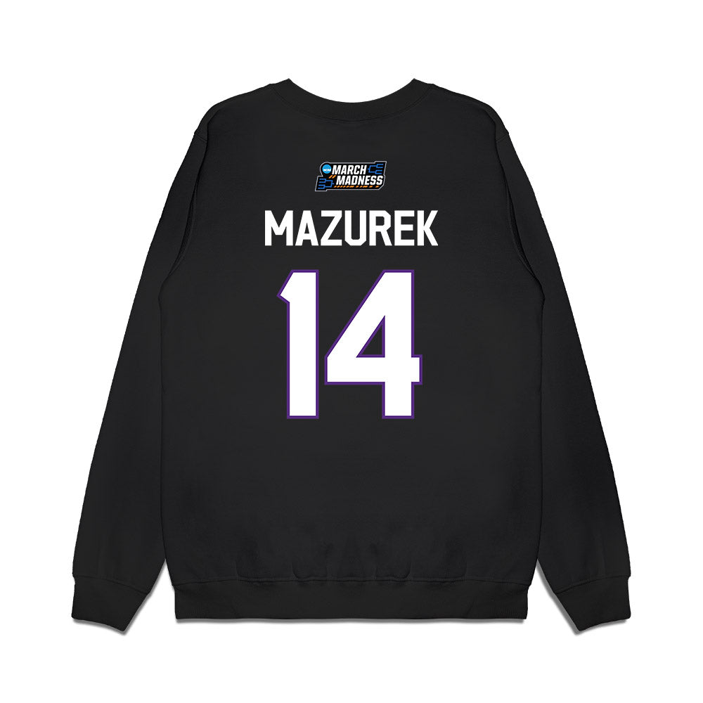 TCU - NCAA Women's Basketball : Natalie Mazurek - NCAA® March Madness® 2026 Premium Crewneck Sweatshirt-1