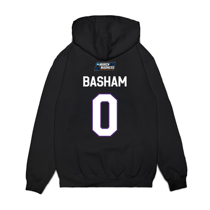 TCU - NCAA Women's Basketball : Kennedy Basham - NCAA® March Madness® 2026 Premium Hooded Sweatshirt-1