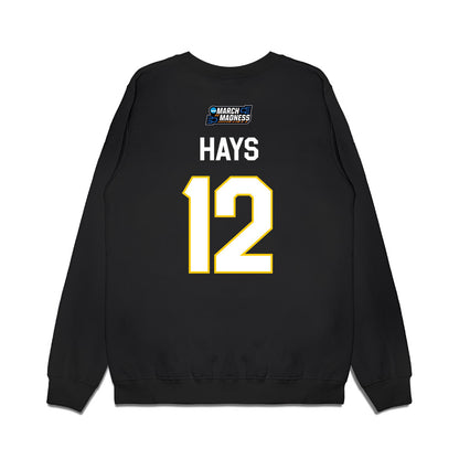 Iowa - NCAA Women's Basketball : Layla Hays - March Madness Shersey Premium Crewneck Sweatshirt-1