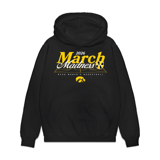 Iowa - NCAA Women's Basketball : Addie Deal - March Madness Shersey Premium Hooded Sweatshirt-0