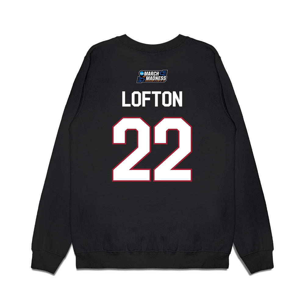 Oklahoma - NCAA Women's Basketball : Keziah Lofton - NCAA® March Madness® Premium Crewneck Sweatshirt-1